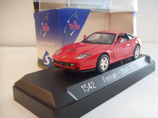Ferrari 550 Maranello Grise – Minichamps 1/43, Miniature En Boîte, Zamac