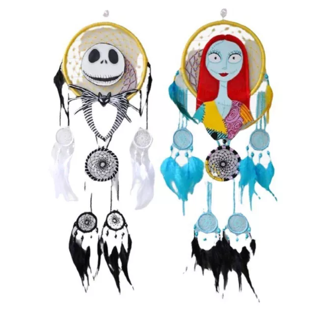 The Nightmare Before Christmas Jack Sally Dream Catcher Wall Hanging Halloween