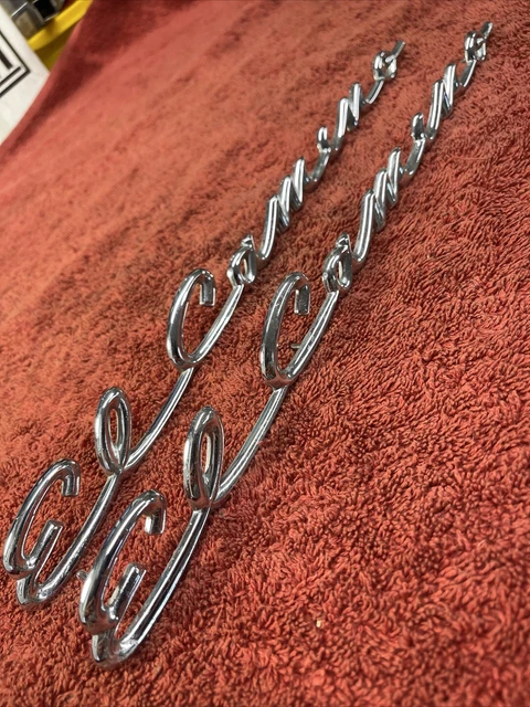 NOS GM ￼1959 Chevrolet El Camino Front Fender Emblems 3759111