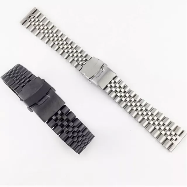 Edelstahl Metall Armband Verschluss Schnalle Ersatz Uhr Band Armband 18-26 mm