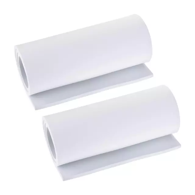 Blanc EVA Mousse Feuilles Rouleau 13 x 39 Pouce 10mm Épais pour Artisanat 2Pcs