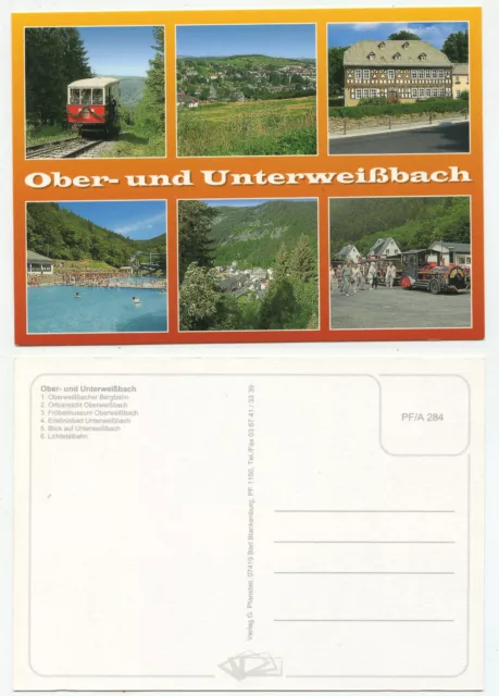 14936 - Oberweißbach and Unterweißbach - old postcard