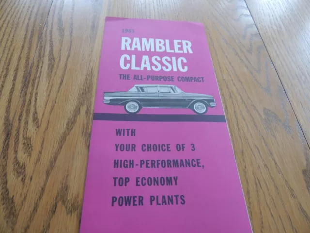 1961 Rambler Classic Sales Brochure