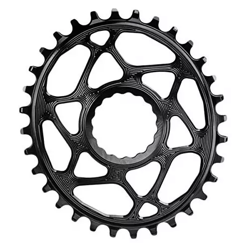 Race Face Oval Cinch Boost Direct Mount Traction Chainring Black, 28t