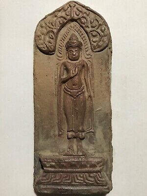 Phra Ruang Lp Rare Old Thai Buddha Amulet Pendant Magic Ancient Idol#9