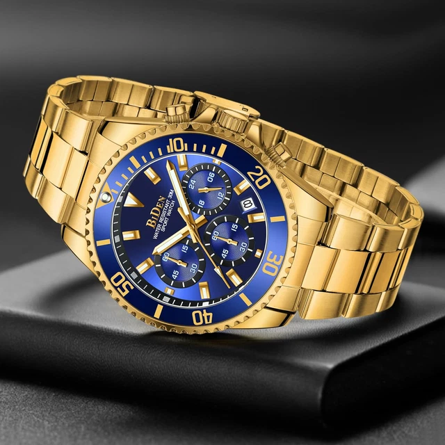 OROLOGIO DA Uomo al Quarzo Elegante Cinturino Acciaio Inossidabile ⌚ 1 Unità EUR 41,69 - IT
