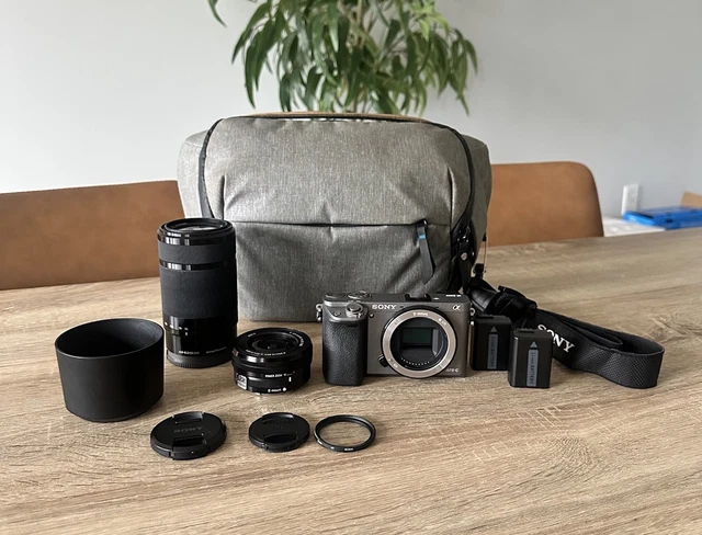 Alpha 6000 Sony Alpha A6000 Graphite Hybrid Interchangeable-lens