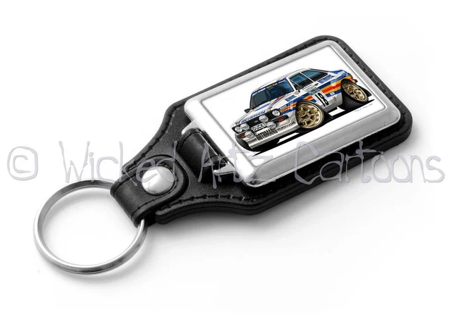 WICKEDKARZ CARTOON FORD Escort MK2 Rally Car 'Rothmans Colours' Stylish ...