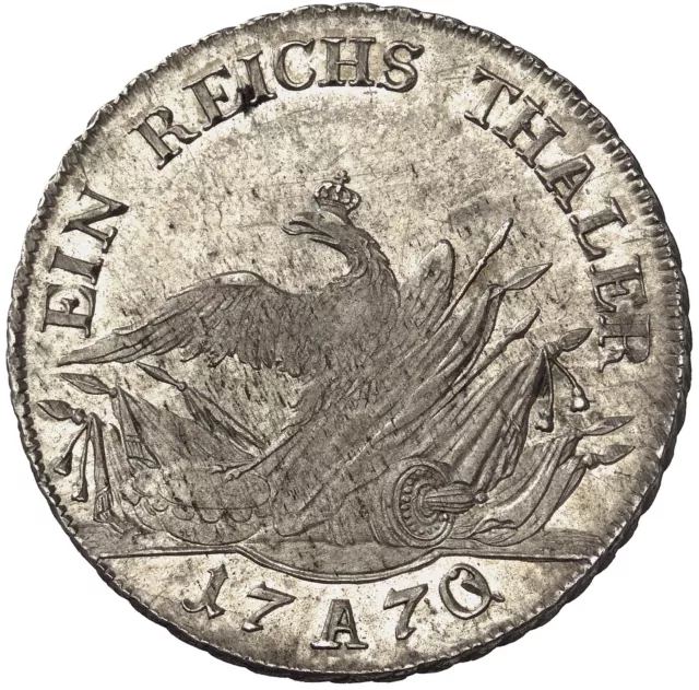 Brandenburg-Preußen Friedrich II. der Große Reichstaler 1770 A (Berlin) f. stgl. 2