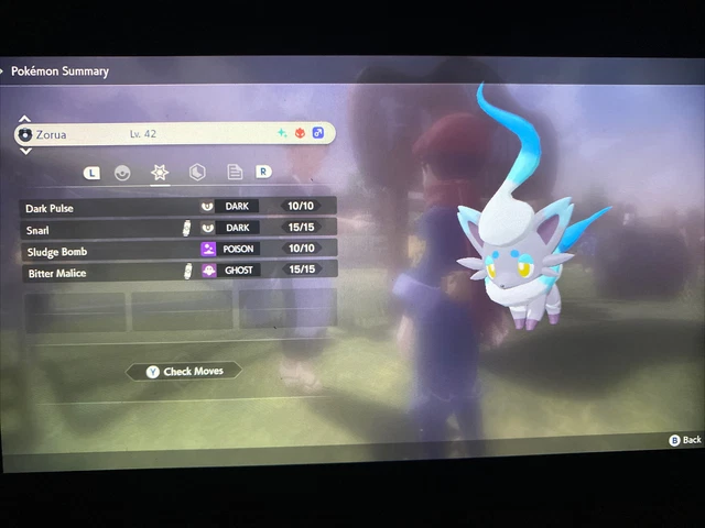 Zorua Shiny ✨ Legends Pokémon Arceus 6 IV Max Effort Custom Ot Level Gender Alph 1 - Foto 11