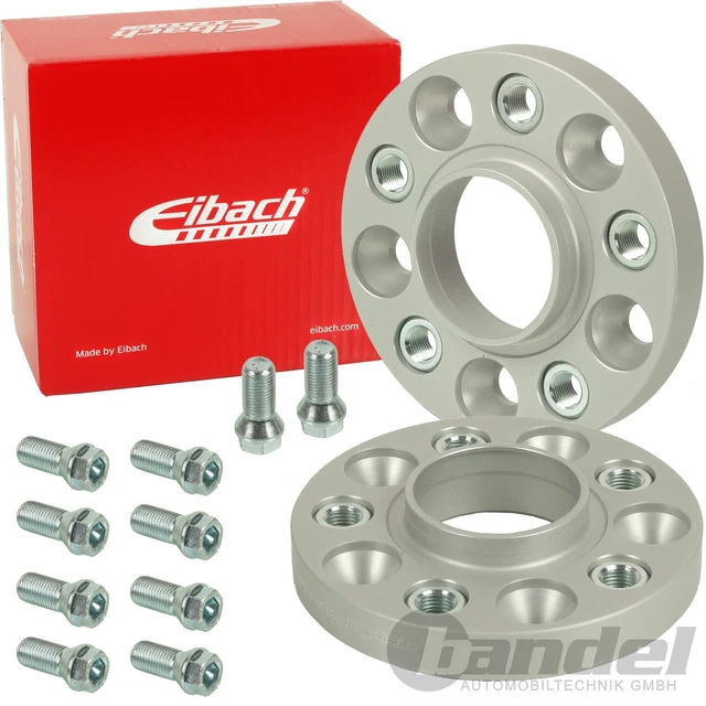 Eibach Pro-Spacer Distanziali 20mm (2 Pezzi) – Kit Allargamento Carreggiata Per Honda Civic, CR-V, HR-V – 5x114.3, M12x1.5