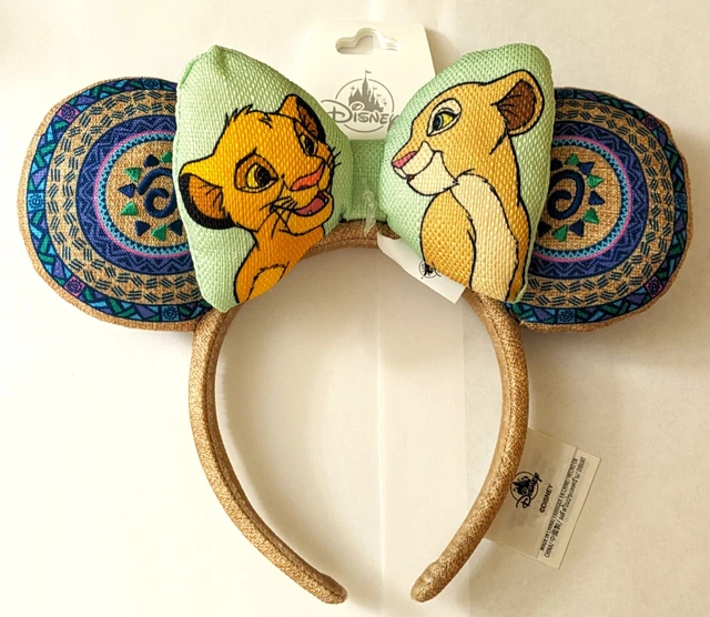 DISNEY PARKS LION King Simba Nala 2024 Ears Headband, New! £43.15