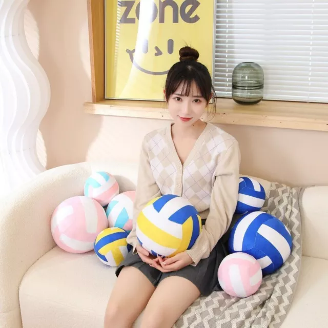 Basketball Stuffed Toys Simulation Volleyball Plush Toy Basketball Pillow