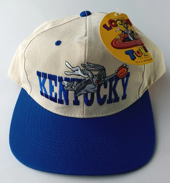 Vtg Kentucky Wildcats Hat Cap Snapback Bugs Bunny Looney Tunes Basketball 1993