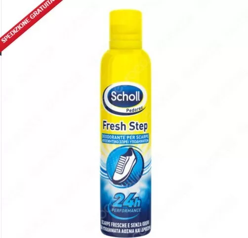 Déodorant Spray Pour Chaussures Neutralisant Odeur Scholl Frais Step - 150ml