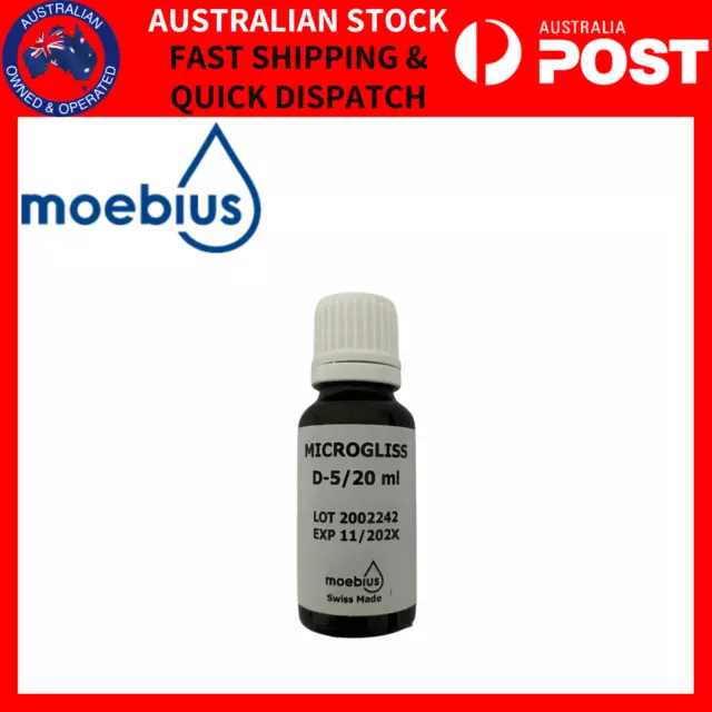 Moebius Microgliss D-5 Watch Oil Lubricating High-Quality 20 ml