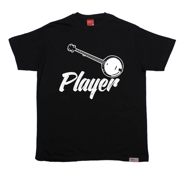 Banjo Player T-SHIRT Band Music Guitar String Drum Fashion birthday fashion gift