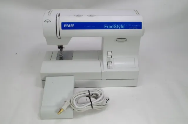 PFAFF FREESTYLE Sewing Machine With Case Tested With Pedal
