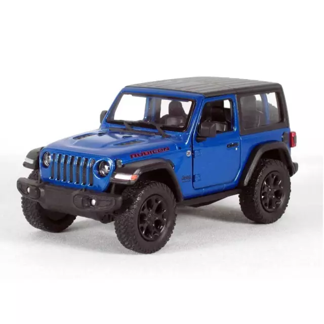 5" Die-cast: 2018 Jeep Wrangler Rubicon Hard Top (Blue)