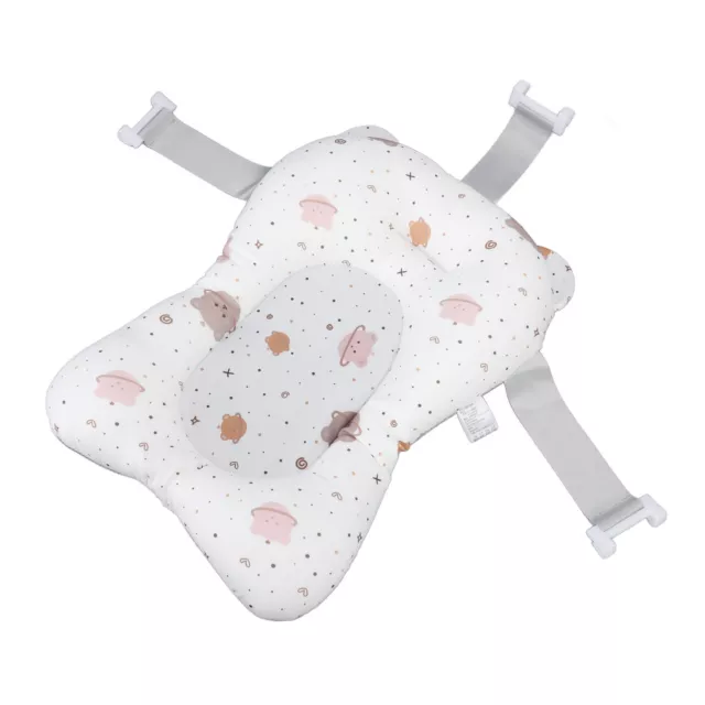 Soft Baby Bath Support Cushion Pad Cute Cartoon Bear Pattern Newborn ROL