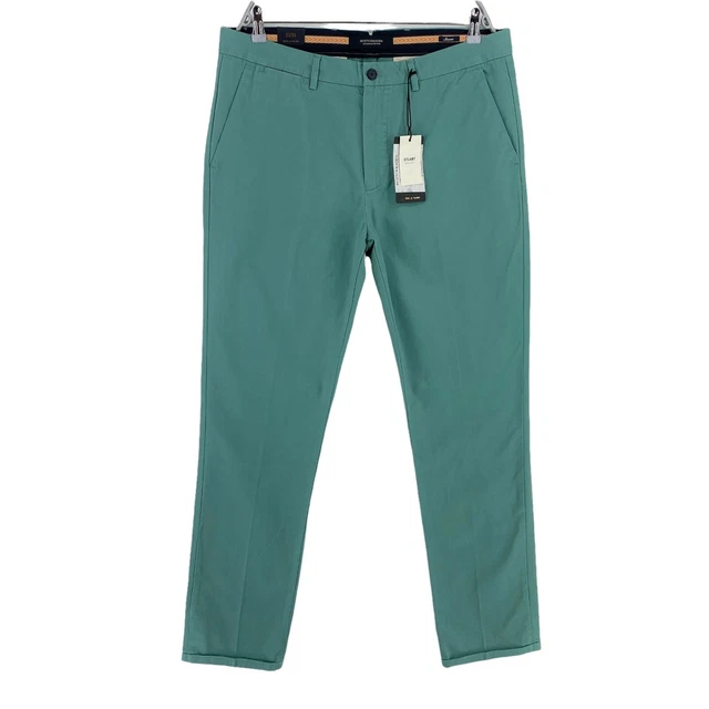 Pantalon Chino Slim Stretch Scotch & Soda - Homme W29 L32 - Noir - Très Bon état