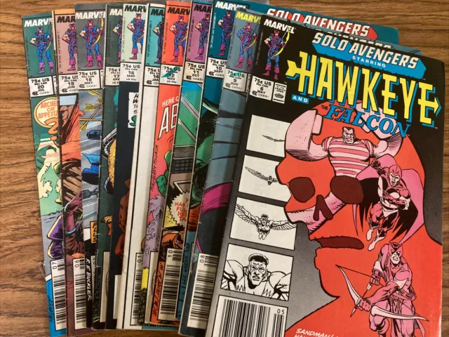 Mixed Lot of 11 HAWKEYE Solo Avenger Comic Books