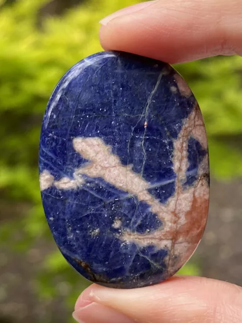 Sodalite Large Cabochon AAA Throat Chakra  / Calming / Harmony /Truth 60.5ct 574