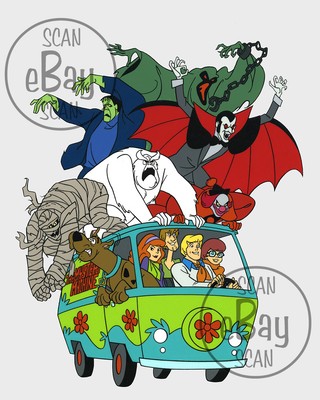 RARE! SCOOBY DOO WHERE ARE YOU! Cartoon Color TV Photo HANNA BARBERA
