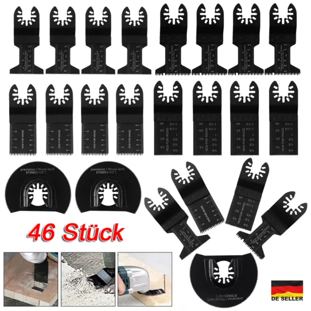 46x Sägeblatt Multifunktionswerkzeug für Multimaster Bosch Fein Makita Multitool