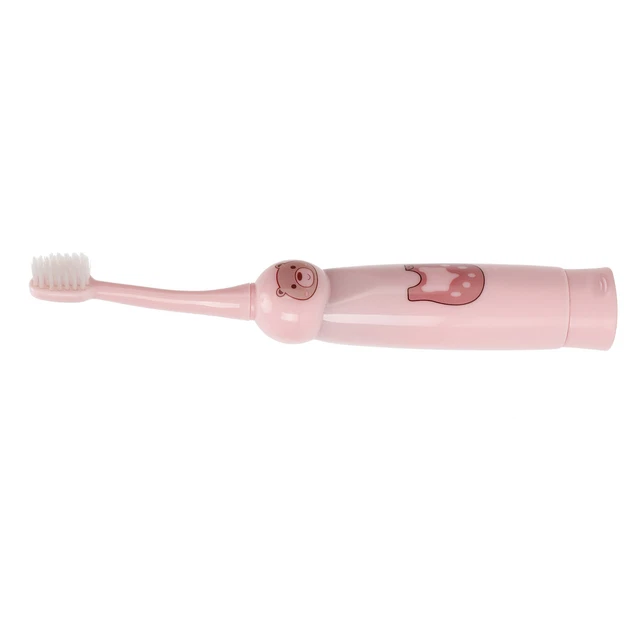 (Ours Rose)Brosse à Dents Électrique 1W 6000 Fois/min Brosses à Dents