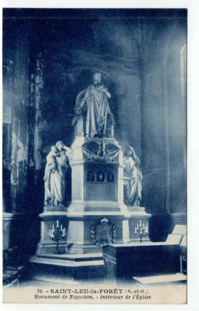 SAINT LEU LA FORET - Val d' Oise - CPA 95 - le monument de Napoléon