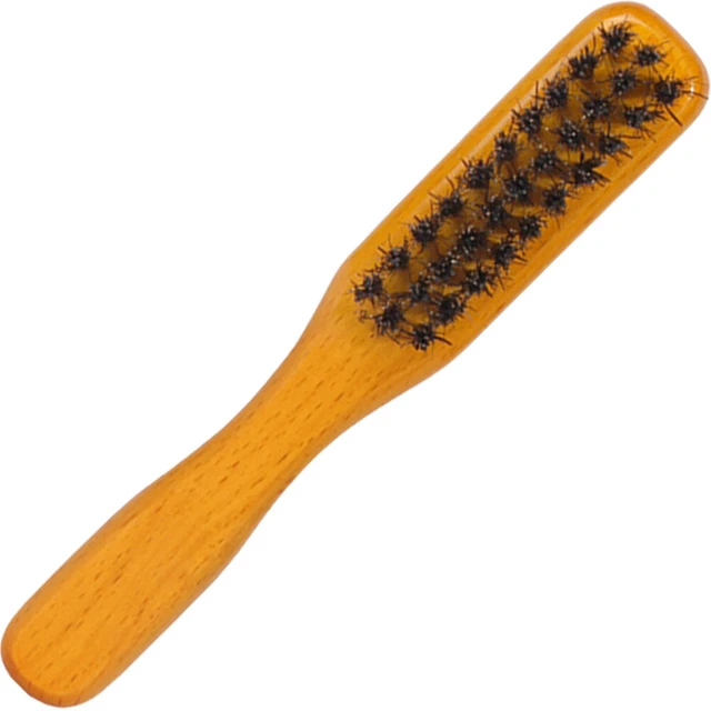 Pettine per barba spazzola per barba pennello per tintura per barba spazzola per capelli cosmetici viaggi uomo