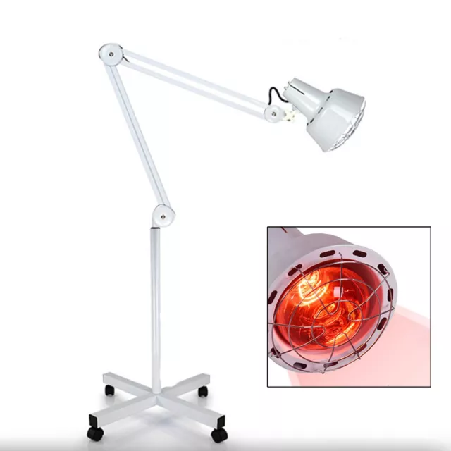 275W IR Infrarrojo Calor Rojo Luz Piso Soporte Alivio del Dolor Lámpara Terapia Terapéutica