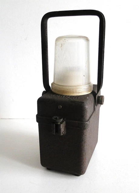 Ancienne Lampe De Poche Wonder Micro Dorée Art Déco Cuir à Pile état Occasion
