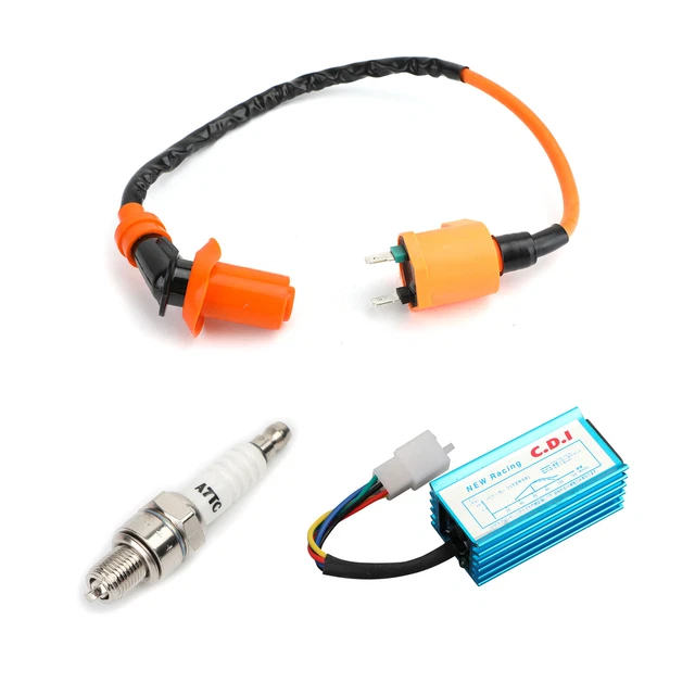 High Performance Racing Ignition Coil Spark Plug AC CDI for GY6 50cc 125cc SA
