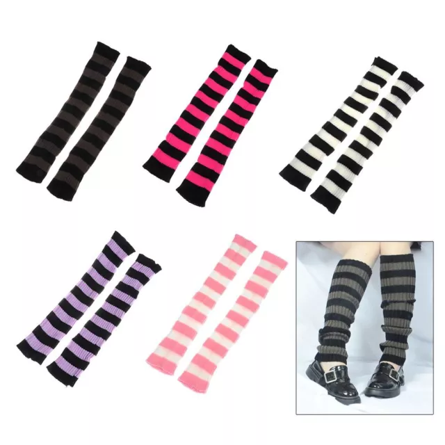 Protector Girls Matching Pile Socks Latin Ballet Stockings Knitted Leg Warmers