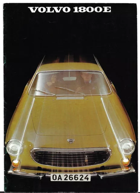 Volvo 1800 E Coupe 1969-70 UK Market Sales Brochure P1800