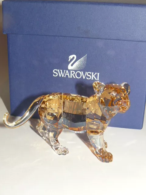 Swarovski Figur Tiger SCS Jungtiger mit OVP sehr guter unbeschädigter Zustand