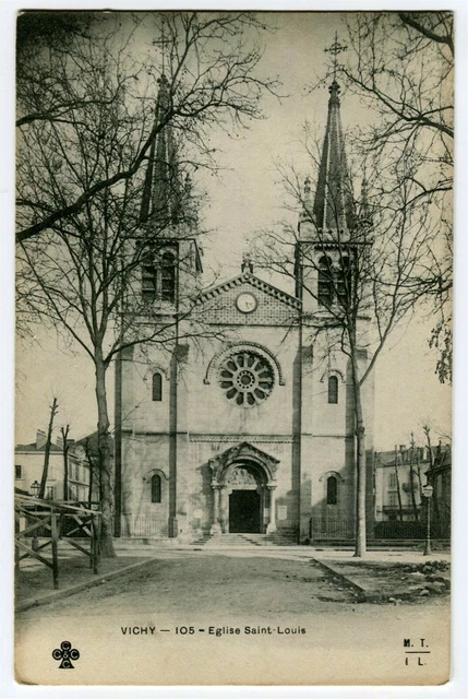 CPA 03 Allier Vichy Eglise Saint-Louis