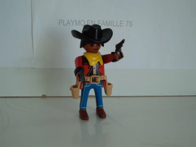 Set Playmobil Vintage Western 3304 De 1986 - Ceinturon, éperons, Colt, Cowboys