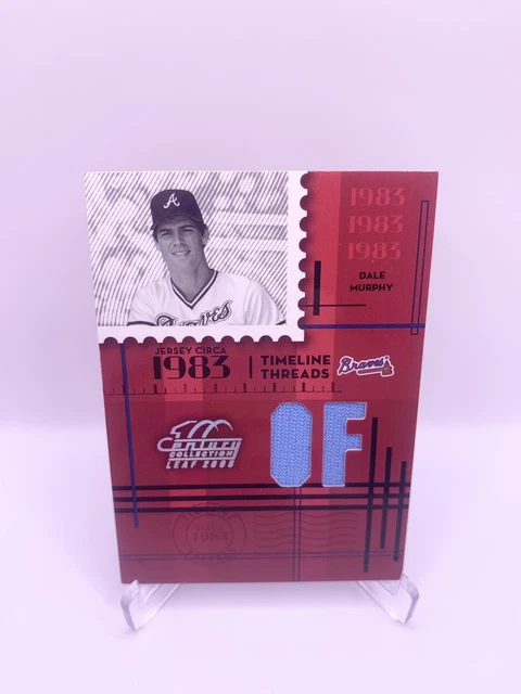 2005 Leaf Century Collection Timeline Threads Dale Murphy Jersey #TT-37 53/83 2005 Leaf Century Collection Timeline Threads Dale Murphy Jersey #TT-37 53/83