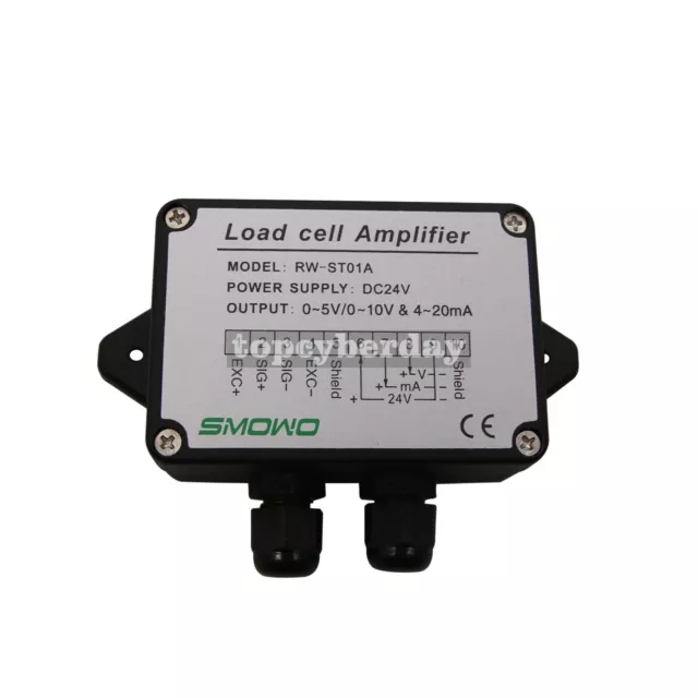 0-5V/0-10V 4-20mA Load Cell Sensor Amplifier Transmitter Strain Gauge Transducer