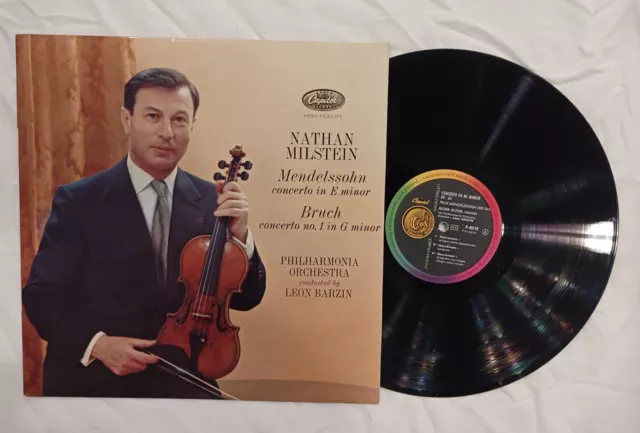 Milstein / Mendelssohn / Bruch / Violin Concertos / French Capitol / 1961