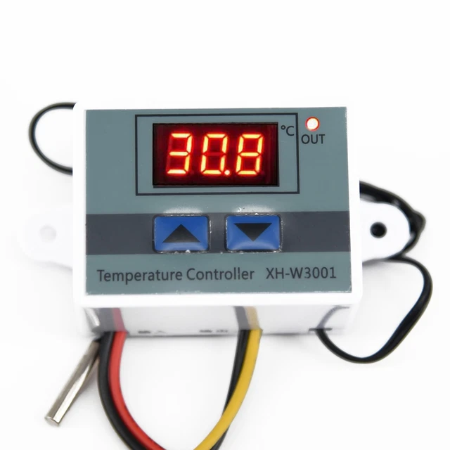 Controller temperatura LED digitale 12 V 220 V sonda interruttore controllo termostato