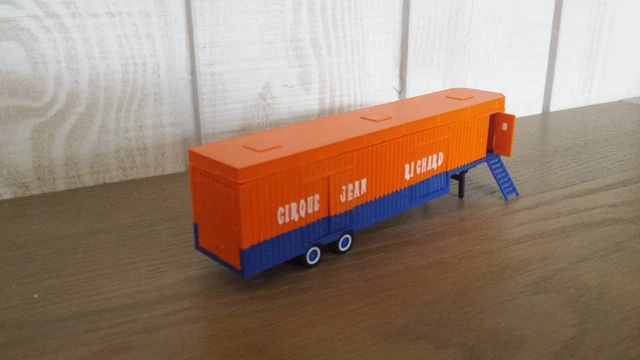 Miniature Camion Cirque Semi-caravane Avalanche Bouglione échelle 1/87