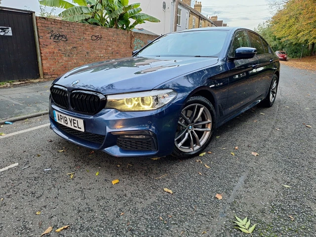 2018 Bmw 520D M Sport Auto 190 Step 4dr Saloon Blue