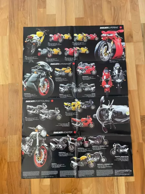 Ducati Poster Prospekt 2002