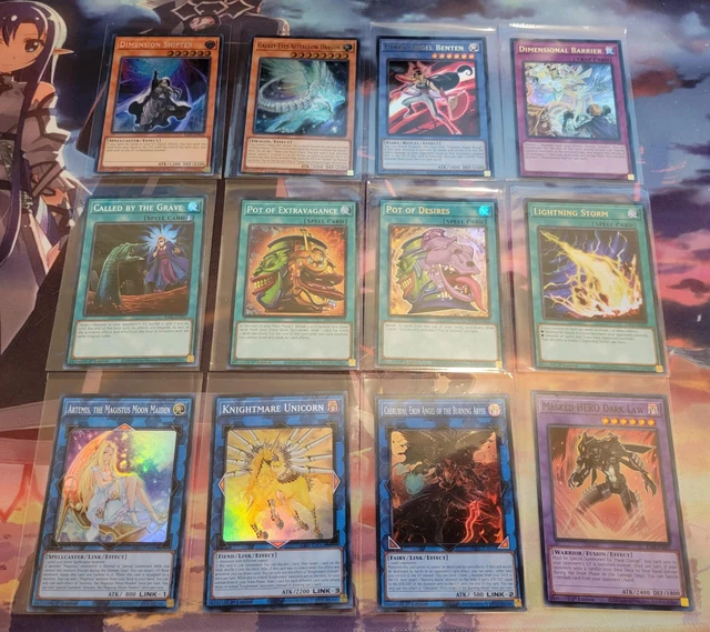 YUGIOH RA01 25TH Anniversary Rarity Collection 12 Card Lot (1 Secret 5 ...