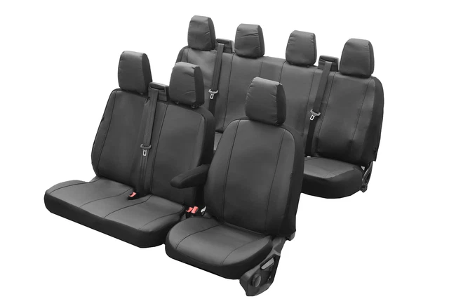Passgenaue Sitzbezüge Hero Und Gummifußmatten Kompatibel Mit Mercedes Sprinter 2006-2017 - EIN Set
