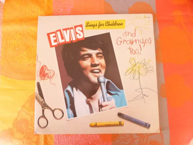 Elvis Presley Elvis Sings For Children And Grownups Too! LP RCA Victor CPL1-2901